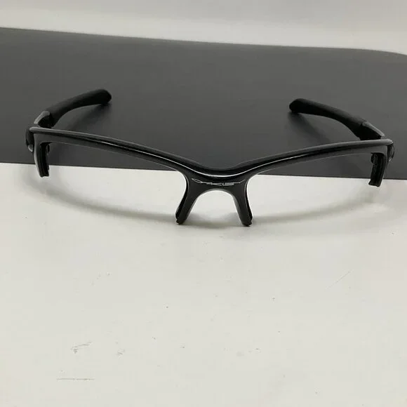 Oakley Quarter Jacket OO9200-01 Sunglasses Black Half Wrap Frame NoLenses